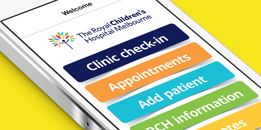 Royal Childrens Hospital Check In App